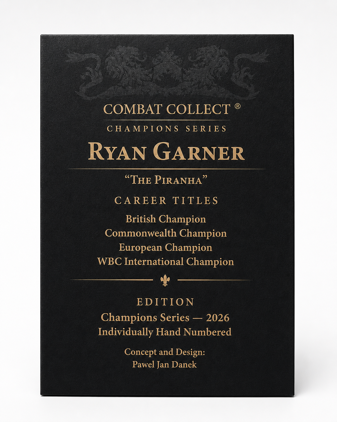Ryan Garner “The Piranha” — Black Core Edition /25 Collector Card